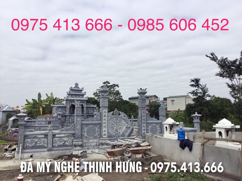 Lăng mộ ĐẸP Thịnh Hưng - Đặt mộ nơi có phong thủy tốt 16 Khu Lang mo da cao cap cua Nghe nhan Le Quang Sy