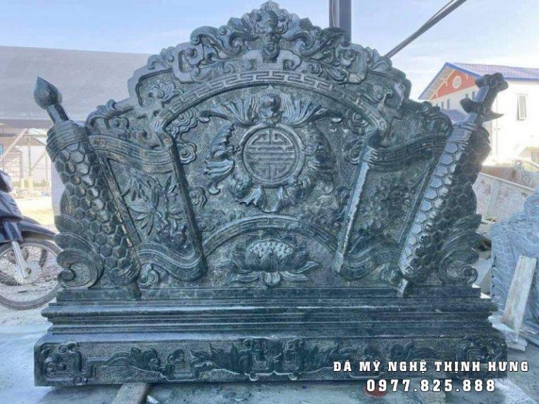 Mẫu Cuốn thư Ngũ phúc lâm môn đẹp tại Lăng mộ đá xanh Ninh Bình