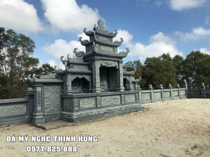 Mẫu Lăng Mộ đá xanh rêu đẹp tại Quảng Trị