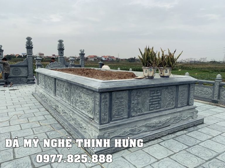 Mẫu Mộ đá an táng một lần cho Khu Lăng mộ đá gia tiên