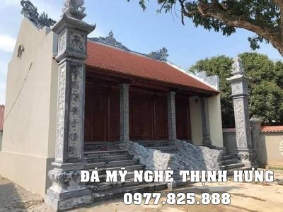 Câu đối Cột đá đồng trụ Nhà thờ họ hay và ý nghĩa.