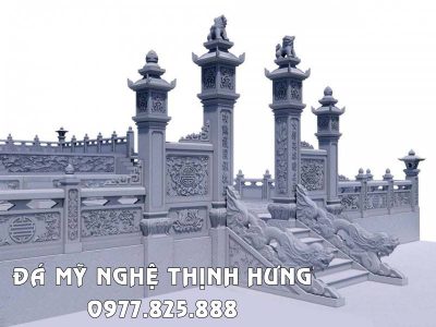 Phối cảnh thiết kế Mẫu Cổng Lăng Mộ đẹp tại Ninh Bình