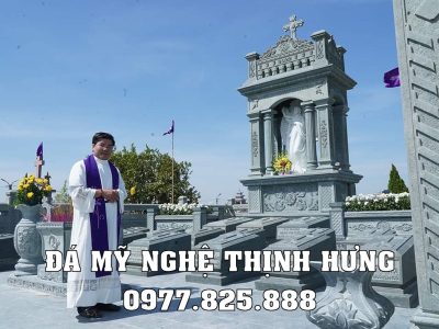 Lăng thờ công giáo đẹp bằng đá xanh tự nhiên