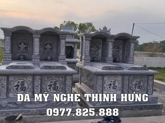 Mẫu Mộ đá một mái đẹp