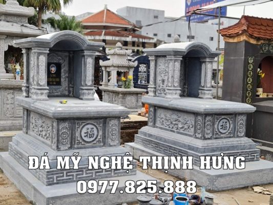 Mẫu Mộ đá 1 mái vòm đẹp tại Ninh Bình