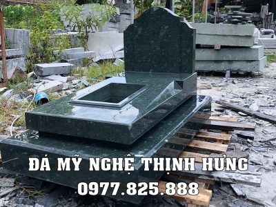 Mẫu Mộ đá xanh rêu hiện đại, cao cấp hiện nay.