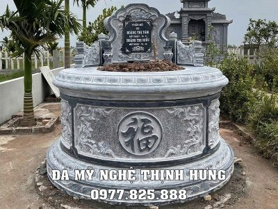 Mau Mo da tron dep Luu y khi xay Mo da tron chuan phong thuy