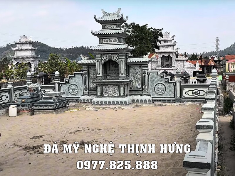 Tư vấn, khảo sát, xây Lăng Mộ đá gia đình bài bản, khoa học, đảm bảo tính phong thủy, tâm linh #langmoda 29 Khuôn viên quy hoạch sẵn của khu lăng mộ
