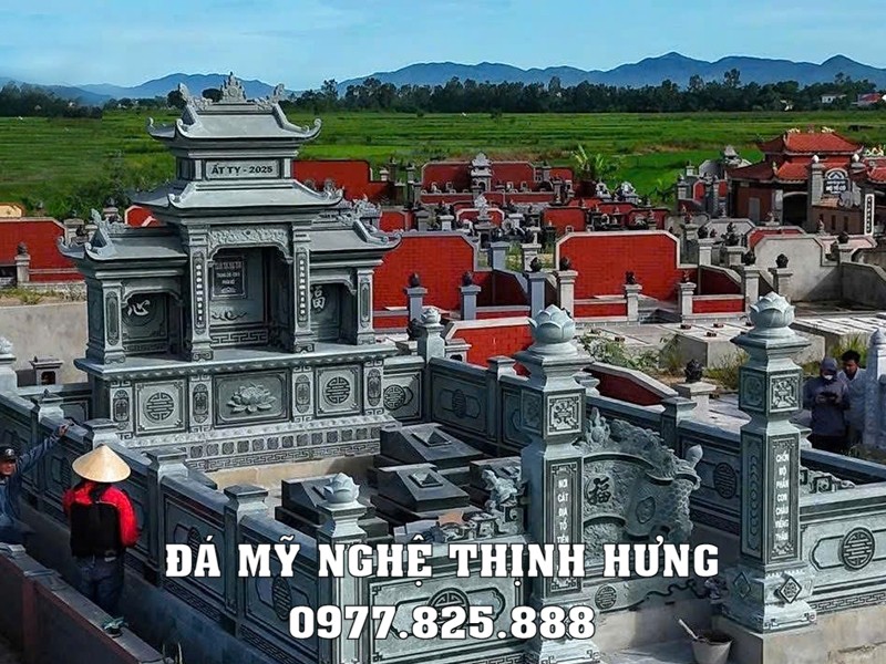 Tư vấn xây Lăng mộ đá đẹp - Mẫu Lăng Mộ đẹp gia đình, dòng họ năm 2026 #langmoda 16 Mẫu Lăng Mộ đá đẹp - Khu Lăng Mộ đẹp năm 2026