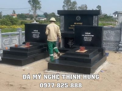 Xây Lăng Mộ đá cho Bố Mẹ bằng đá granite đen Ấn Độ - Mẫu Mộ granite đẹp 15 Mau-Lang-Mo-dep-Lang-Mo-da-granite.jpg