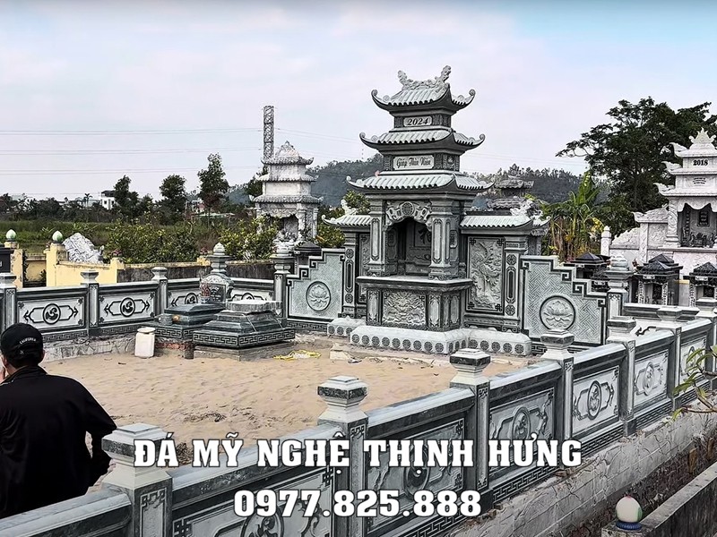 Tư vấn, khảo sát, xây Lăng Mộ đá gia đình bài bản, khoa học, đảm bảo tính phong thủy, tâm linh #langmoda 23 Mẫu Lăng mộ đẹp khi được xây sửa hoàn thiện bằng đá xanh rêu