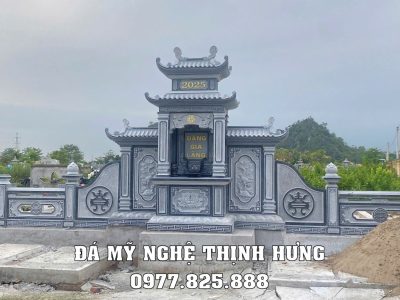 Mẫu Lăng thờ đá năm 2025 đẹp - Lăng thờ cho khu Lăng Mộ gia đình