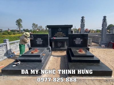 Xây Lăng Mộ đá cho Bố Mẹ bằng đá granite đen Ấn Độ - Mẫu Mộ granite đẹp 16 Mau-Mo-da-granite-cho-Bo-Me.jpg