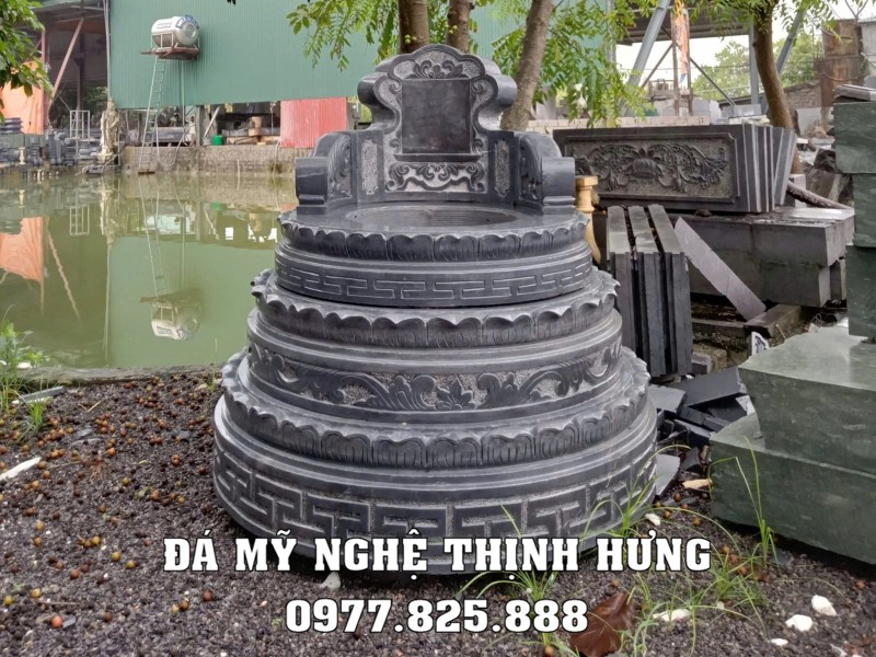 Mẫu Mộ đá tròn 5 cấp đẹp - Xây Mộ tròn 5 cấp #modatron 14 Mẫu Mộ đá tròn 5 cấp đẹp - Xây Mộ tròn 5 cấp #modatron