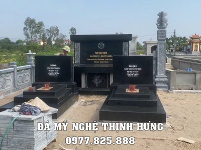 Xây Lăng Mộ đá cho Bố Mẹ bằng đá granite đen Ấn Độ - Mẫu Mộ granite đẹp 17 Mau-mo-dep-Mo-da-granite-den-An-Do.jpg