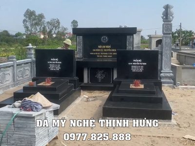 Xây Lăng Mộ đá cho Bố Mẹ bằng đá granite đen Ấn Độ - Mẫu Mộ granite đẹp 21 Xay-Lang-Mo-bang-da-granite-langmoda.jpg