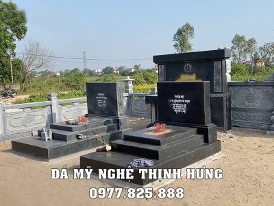 Xây Lăng Mộ đá cho Bố Mẹ bằng đá granite đen Ấn Độ - Mẫu Mộ granite đẹp 23 Xay-Mo-lang-mo-gia-dinh-bang-da-hoa-cuong-Binh-Dinh.jpg