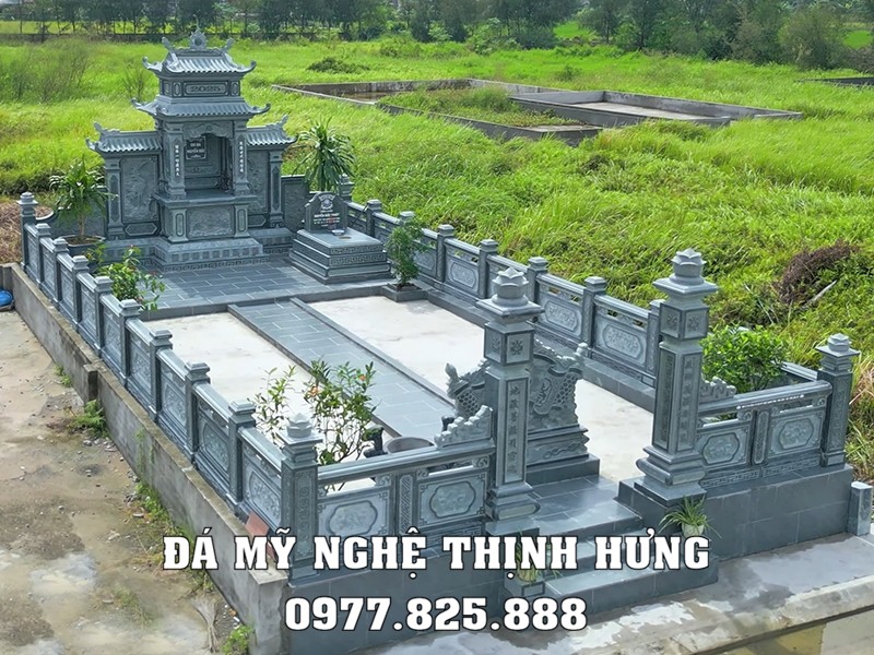 Xây Lăng Mộ đá tại Hải Phòng cho gia đình uy tín, chất lượng, diện tích 55m2 30 Khu Lăng Mộ đá tại Hải Phòng 55m2