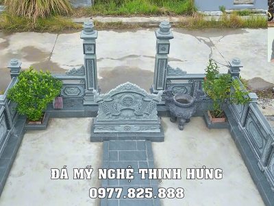 Xây Lăng Mộ đá tại Hải Phòng cho gia đình uy tín, chất lượng, diện tích 55m2 17 Loi cong vao lang mo va buc cuon thu da langmoda