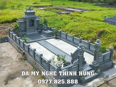 Xây Lăng Mộ đá tại Hải Phòng cho gia đình uy tín, chất lượng, diện tích 55m2 19 Mau Lang Mo dep 2026 tai Hai Phong langmoda