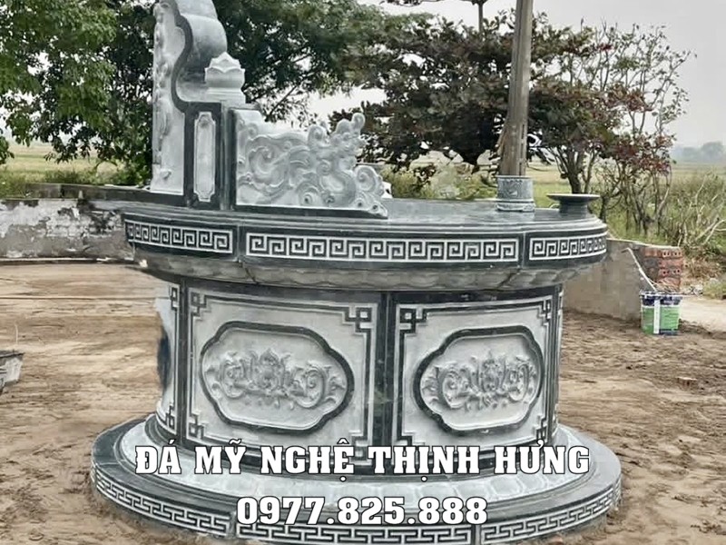 Mẫu Mộ đá tròn đẹp, giá mộ đá tròn và lưu ý xây mộ tròn 2026 15 Lưu ý xây Mộ đá tròn chuẩn