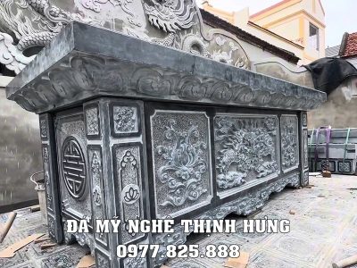 Hoa van dieu khac cua ban tho sac net tinh te