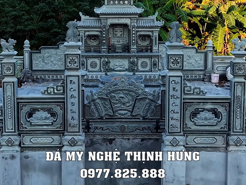 Tư Vấn Xây Lăng Mộ Tổ Tại Ninh Bình Uy Tín – Chất Lượng – Chuẩn Phong Thủy 32 Cuốn thư đá tại khu lăng mộ tổ