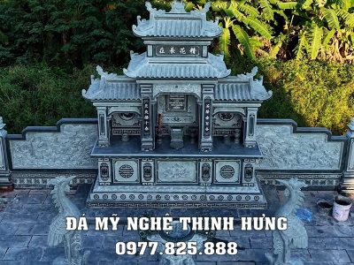 Tư Vấn Xây Lăng Mộ Tổ Tại Ninh Bình Uy Tín – Chất Lượng – Chuẩn Phong Thủy 14 Long dinh da tam quan 2 mai Lang tho to