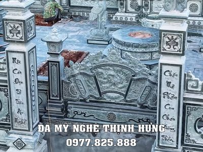 Tư Vấn Xây Lăng Mộ Tổ Tại Ninh Bình Uy Tín – Chất Lượng – Chuẩn Phong Thủy 23 Mau Cong da vao lang mo to