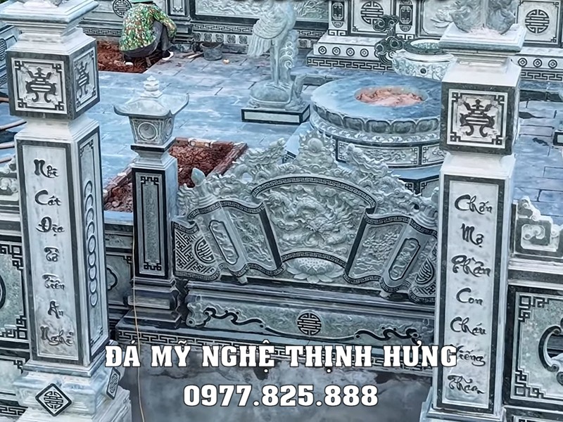 Tư Vấn Xây Lăng Mộ Tổ Tại Ninh Bình Uy Tín – Chất Lượng – Chuẩn Phong Thủy 35 Mẫu Cổng đá vào lăng mộ tổ