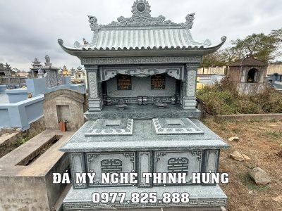 Mau Mo da 1 mai granite xanh Binh Dinh