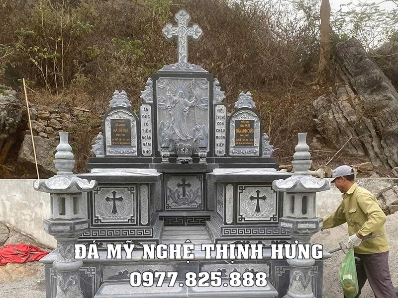 Lăng Mộ đôi công giáo đẹp cho Bố Mẹ - Ông Bà 16 Lăng Mộ đôi công giáo đẹp cho Bố Mẹ - Ông Bà