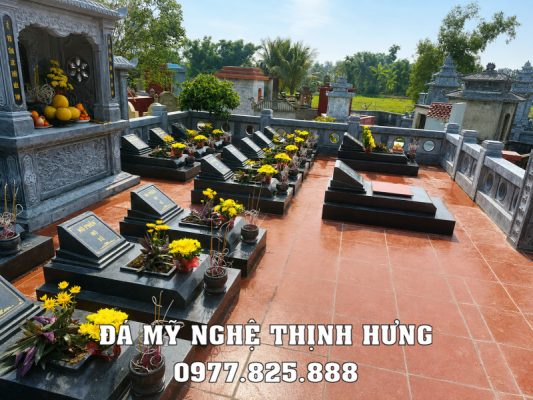 Mau Lang Mo Da Granite Don Gian ket hop da xanh tu nhien Thanh Hoa