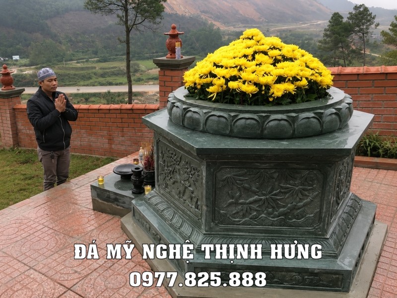 Xây Mộ Đá Lục Giác - Mẫu Mộ Tổ Lục giác đẹp, chuẩn phong thủy 18 Mẫu Mộ Đá Lục Giác Đẹp - Mộ Lục Giác Điển Hình