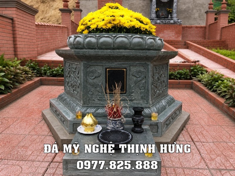 Xây Mộ Đá Lục Giác - Mẫu Mộ Tổ Lục giác đẹp, chuẩn phong thủy 19 Xây Mộ Lục Giác - Mẫu Mộ Tổ Lục Giác