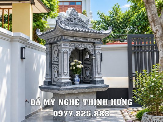 Mieu tho than linh ngoai troi Bao gia Mieu tho da 1 mai tai lang Da Ninh Binh
